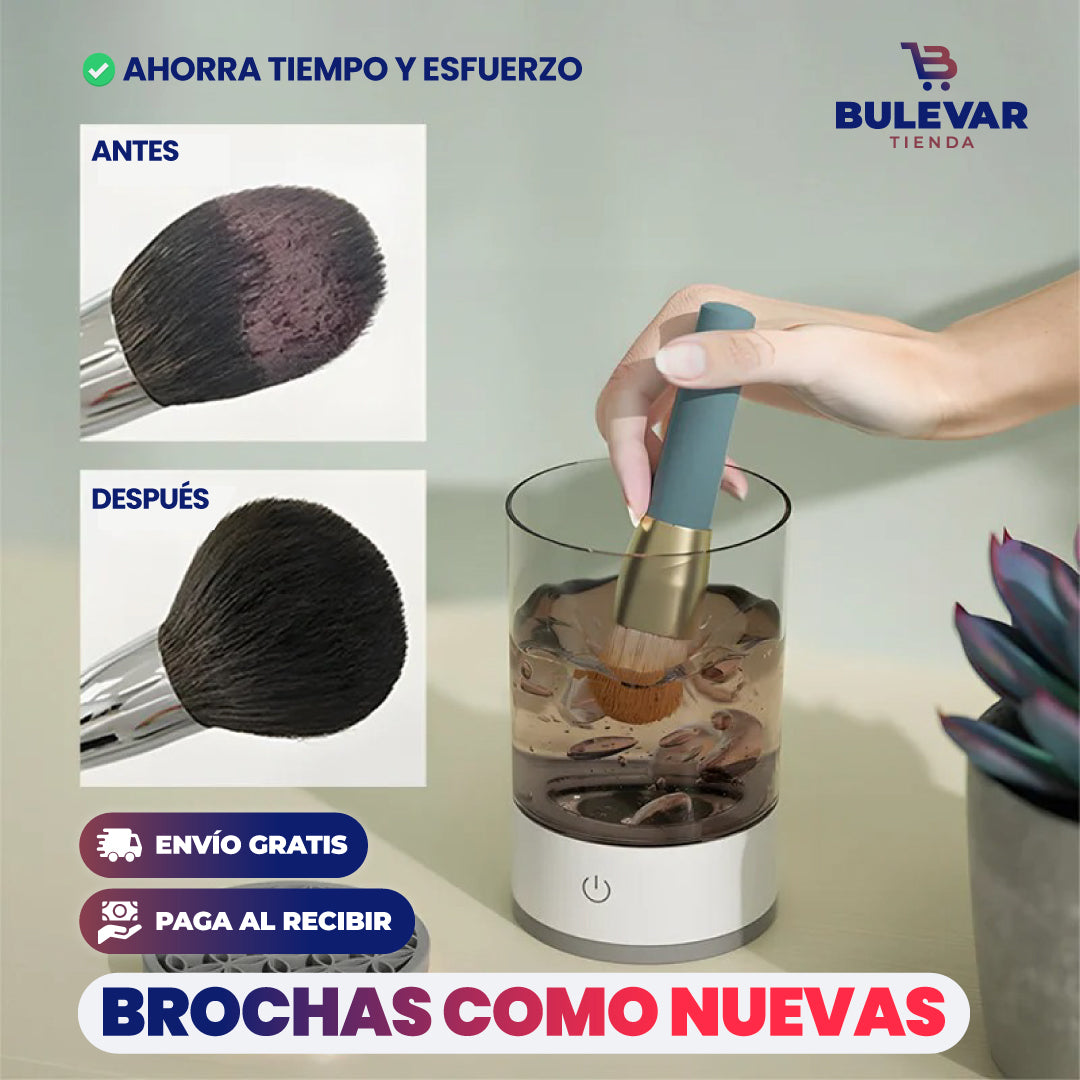 MÁQUINA LIMPIADORA DE BROCHAS DE MAQUILLAJE