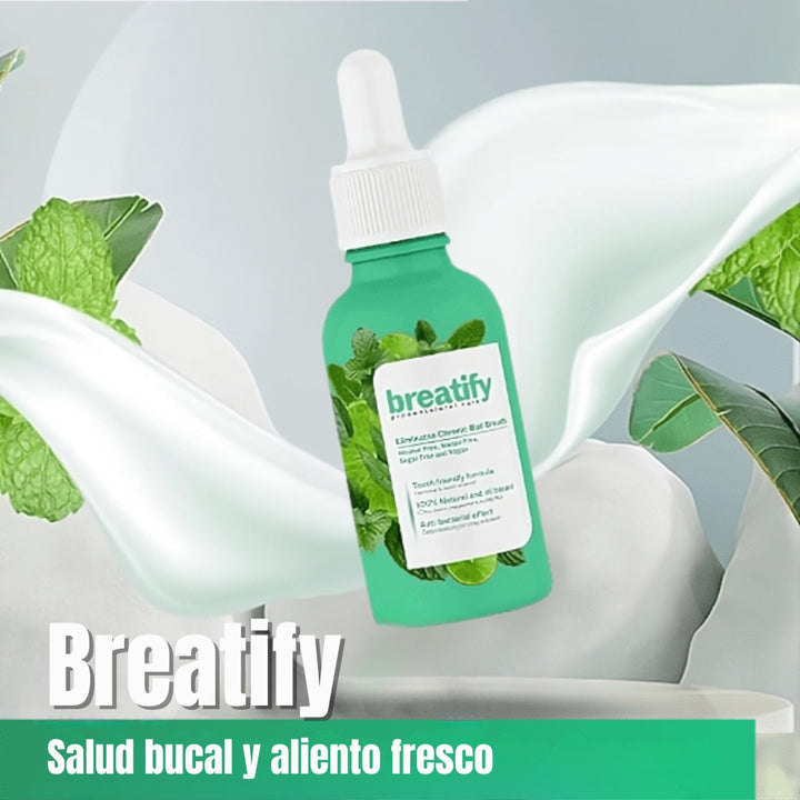 🍃Breatify® Gotas para Eliminar el Mal Aliento 🦠